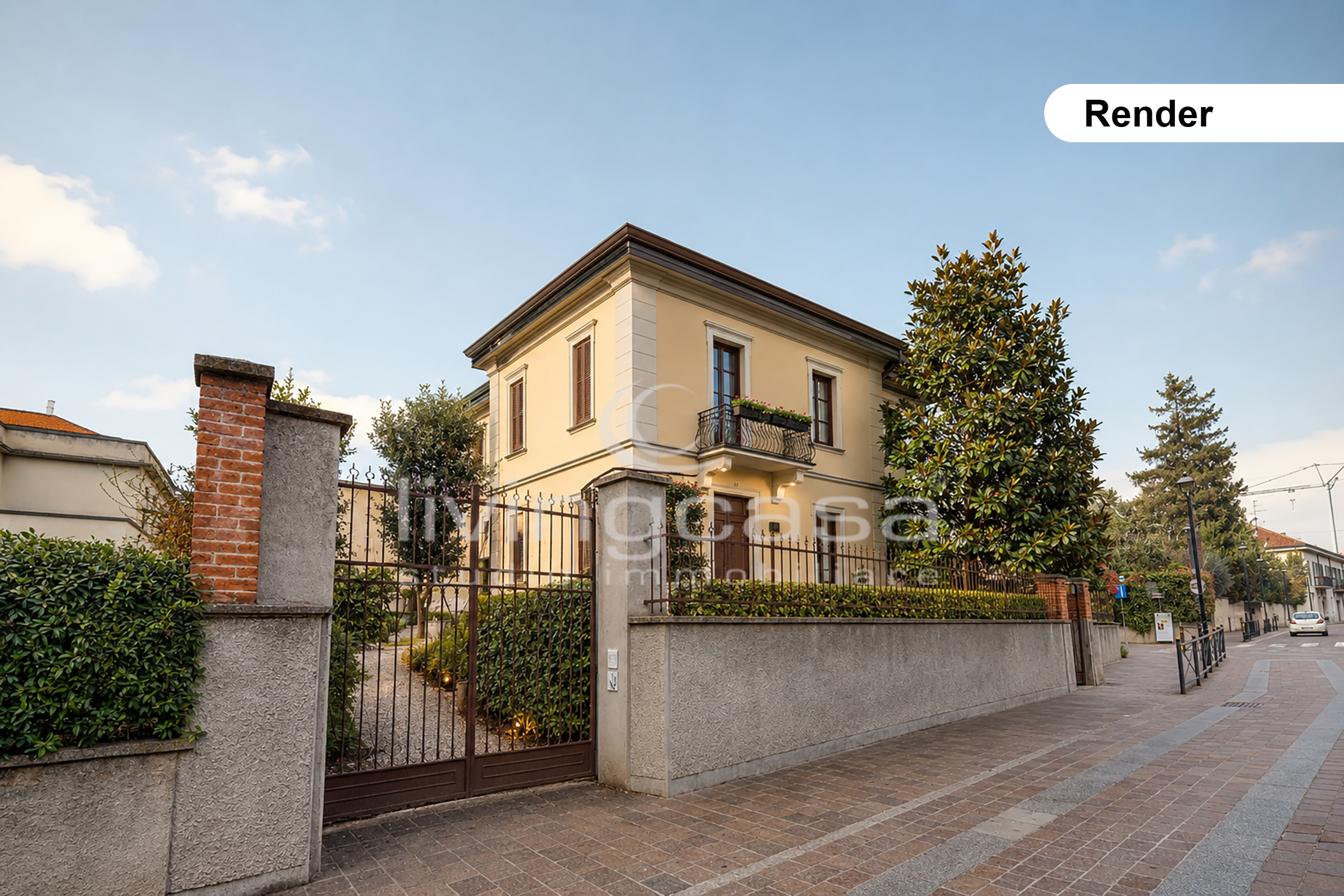 VILLA SINGOLA CON TRE UNITÀ INDIPENDENTI, VISTA SU MONTEVECCHIA E PARCO PRIVATO